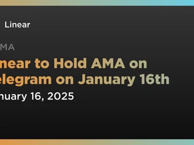 Linear to Hold AMA on Telegram on January 16th - linear, Coindar, Crypto, ama, lina