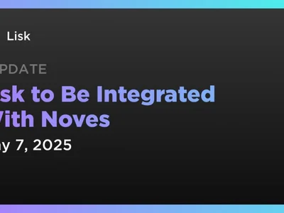 Lisk to Be Integrated With Noves - lisk, Crypto, lsk, Coindar