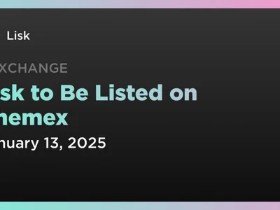 Lisk to Be Listed on Phemex - lisk, Crypto, lsk, Coindar