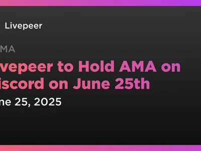 Livepeer to Hold AMA on Discord on June 25th - livepeer, Crypto, lpt, devops, ethereum, Coindar, ama