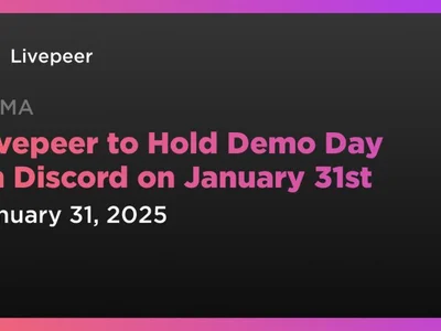 Livepeer to Hold Demo Day on Discord on January 31st - ethereum, lpt, ai, livepeer, Coindar, Crypto