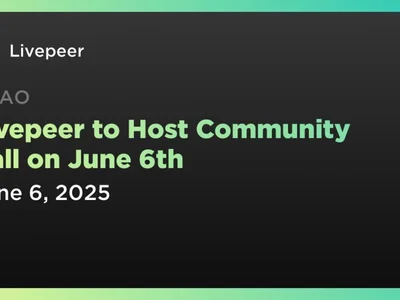 Livepeer to Host Community Call on June 6th - lpt, Coindar, ethereum, Crypto, livepeer