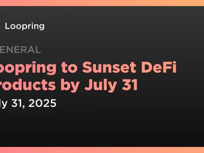 Loopring to Sunset DeFi Products by July 31 - Coindar, chain, Crypto, defi, lrc, ethereum, loopring