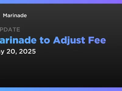 Marinade to Adjust Fee - sol, solana, Coindar, marinade, mnde, Crypto, dao