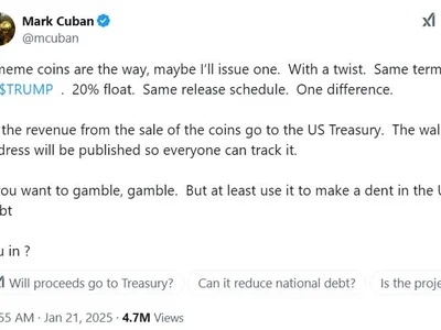 Mark Cuban mulls memecoin to pay US debt - donald trump, token, Crypto, trump, debt, nft, meme, Cointelegraph, memecoin