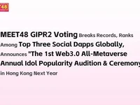 MEET48 GIPR2 Dapp Ranks Top Globally, Announces the 1st Web3 Metaverse Idol Popularity Ranking in Hong Kong 2025 - 2024, ai