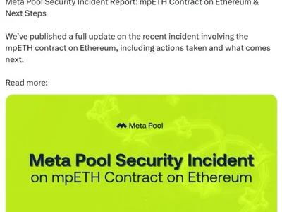 Meta Pool hit with $27M exploit, but attacker flees with only $132K - stacks, bitcoin, mpeth, meta, Crypto, optimism, ethereum, crypto, Cointelegraph, pool, eth