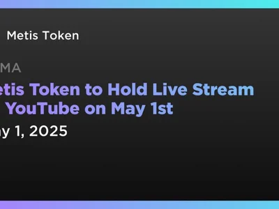 Metis Token to Hold Live Stream on YouTube on May 1st - Crypto, graph, ethereum, data, metis, Coindar