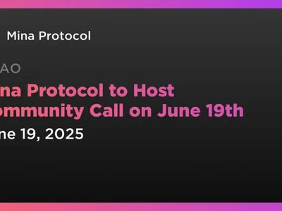 Mina Protocol to Host Community Call on June 19th - pow, mina protocol, Coindar, bitcoin, mina, zero, Crypto