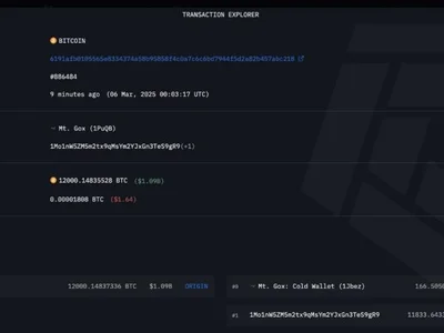 Mt. Gox Stirs The Market With $1 Billion Bitcoin Transfer—What’s Going On? - btc, NewsBTC, mt, arkham, bitcoin, Crypto