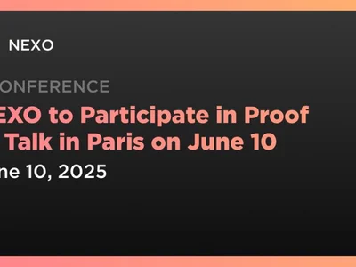 NEXO to Participate in Proof of Talk in Paris on June 10 - ai, web3, nexo, token, Coindar, ethereum, Crypto