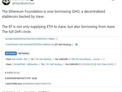 No more ETH dumps? Ethereum Foundation turns to DeFi for cash - gho, Crypto, defi, Cointelegraph, eth, aave, compound