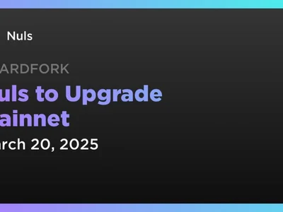 Nuls to Upgrade Mainnet - one, nuls, Coindar, Crypto, ai