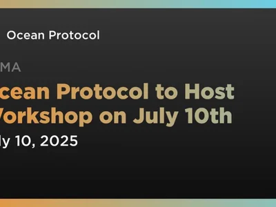 Ocean Protocol to Host Workshop on July 10th - ocean, Coindar, data, ocean protocol, ethereum, Crypto