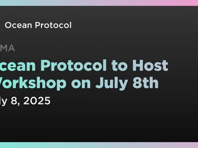 Ocean Protocol to Host Workshop on July 8th - ocean protocol, ethereum, ocean, Coindar, Crypto, data