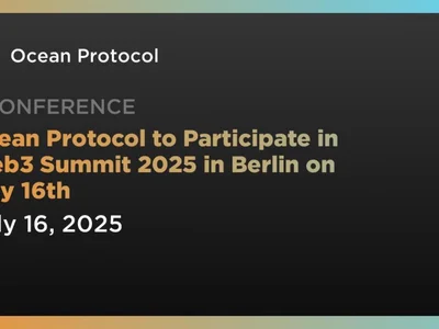 Ocean Protocol to Participate in Web3 Summit 2025 in Berlin on July 16th - Coindar, web3, Crypto, data, ocean, ocean protocol, ethereum