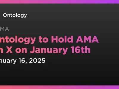 Ontology to Hold AMA on X on January 16th - token, Crypto, ama, Coindar, ontology, ont