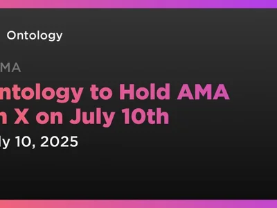 Ontology to Hold AMA on X on July 10th - defi, Crypto, ai, yield, Coindar, ont, ontology, ama, token