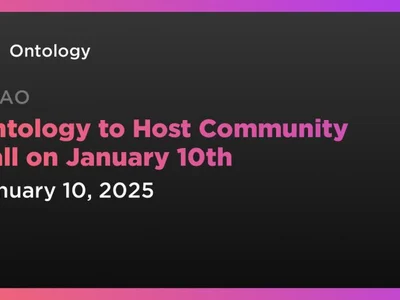 Ontology to Host Community Call on January 10th - token, Crypto, Coindar, ontology, ont