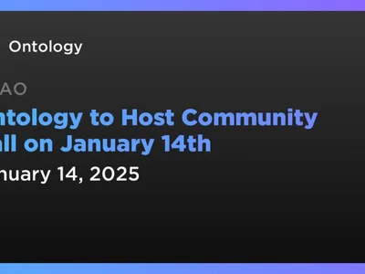 Ontology to Host Community Call on January 14th - ontology, ont, token, Coindar, Crypto, ong