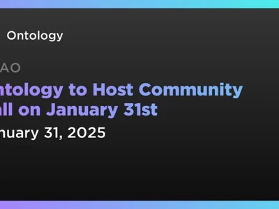 Ontology to Host Community Call on January 31st - token, ontology, ont, Crypto, Coindar