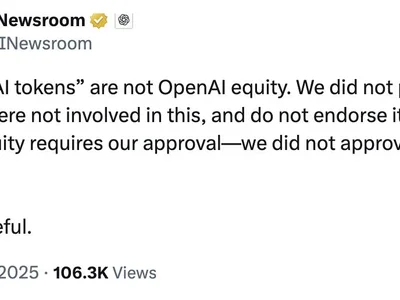 OpenAI says Robinhood tokens are not equity in the company - Cointelegraph, Crypto, musk