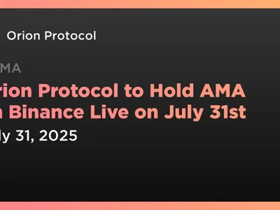 Orion Protocol to Hold AMA on Binance Live on July 31st - avail, Crypto, ama, orn, orion, Coindar