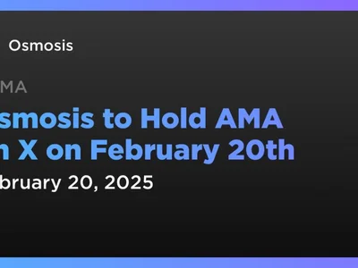 Osmosis to Hold AMA on X on February 20th - token, Crypto, 💥, amm, one, osmosis, Coindar, bitcoin, osmo, ama