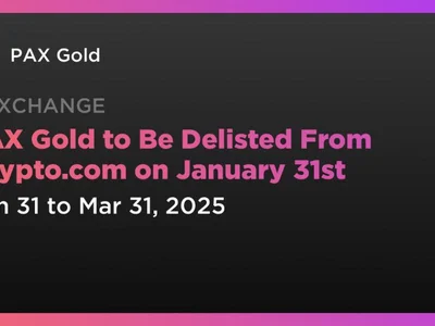 PAX Gold to Be Delisted From Crypto.com on January 31st - gold, pax gold, ethereum, Crypto, one, crypto, Coindar, paxg