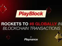 PlayBlock Rockets to #8 Globally in Blockchain Transactions and Turnover Following DappRadar Listing - dappradar