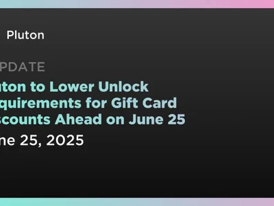 Pluton to Lower Unlock Requirements for Gift Card Discounts Ahead on June 25 - visa, Coindar, card, plu, pluton, Crypto