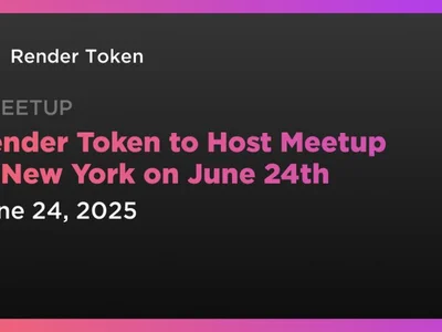 Render Token to Host Meetup in New York on June 24th - ethereum, token, Crypto, Coindar, render, rndr