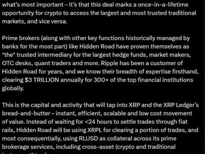 Ripple acquisition Hidden Road secures FINRA registration - one, Cointelegraph, donald trump, road, prime, xrp, sec, Crypto