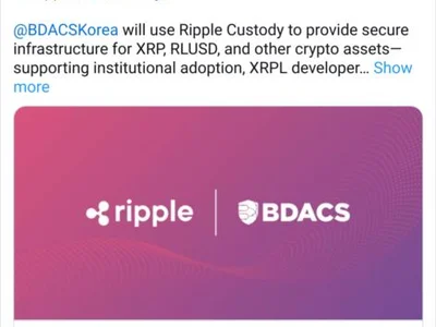 Ripple partners with BDACS for XRP, RLUSD custody in South Korea - south, fsc, korea, Crypto, xrp, Cointelegraph, defi