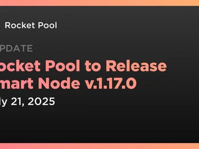 Rocket Pool to Release Smart Node v.1.17.0 - pool, rpl, rocket pool, node, eth, Crypto, Coindar, ethereum