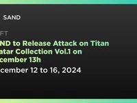 SAND to Release Attack on Titan Avatar Collection Vol.1 on December 13h - Coindar, Crypto