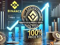 SANTOS crypto skyrockets 100% as market eyes probable reversal - santos, token, surge