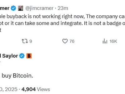 Saylor says Bitcoin could fix Apple’s stock buybacks: Finance Redefined - jup, jupiter, ftx, second, usdc, defi, gensler, one, fetch.ai, Cointelegraph, Crypto, spirit, fet, avalanche, pancakeswap, arbitrum, bitcoin, sec