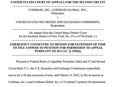 SEC asks for 28 more days to respond to Coinbase's appeal - force, Crypto, Cointelegraph, crypto, sec