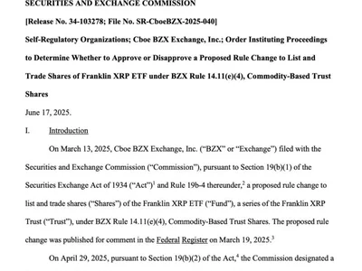 SEC opens Franklin Templeton XRP, SOL ETF proposals to comments - xrp, sec, april, bitcoin, solana, Cointelegraph, trump, Crypto, franklin
