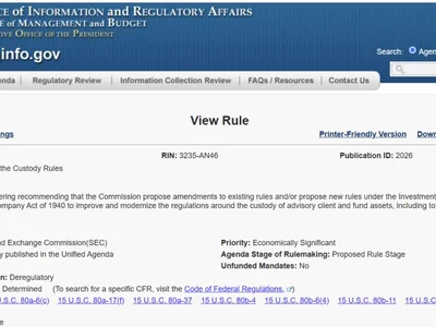 SEC sends crypto custody rule overhaul to White House for review