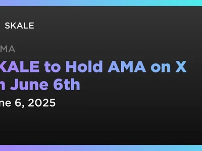 SKALE to Hold AMA on X on June 6th - ama, skale, skl, Coindar, token, ethereum, Crypto
