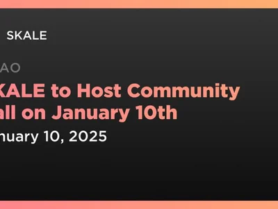 SKALE to Host Community Call on January 10th - Coindar, ethereum, skale, skl, token, Crypto