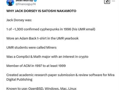 Sleuth says new evidence links Jack Dorsey to Bitcoin like never before - satoshi, satoshi nakamoto, Cointelegraph, Crypto, gmx, bitcoin, hbo