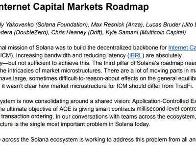 Solana unveils 2027 roadmap to lead internet capital markets - bam, solana, Crypto, Cointelegraph, ace, internet