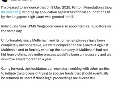 Sonic Labs wins judgment for Multichain Foundation to wind up - labs, Cointelegraph, Crypto, sonic, bnb, kong, cronos, polygon, multichain