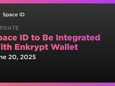 Space ID to Be Integrated With Enkrypt Wallet - Coindar, Crypto, id, one, web3, space