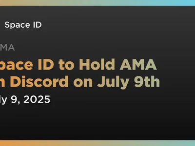 Space ID to Hold AMA on Discord on July 9th - space, pancakeswap, id, Coindar, ama, one, web3, Crypto