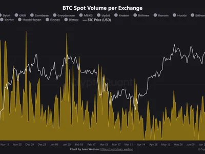 Spot Volume Drop on Binance Preceded Bitcoin’s Price Surge, Data Shows - bitcoin, spot, chart, Crypto, NewsBTC