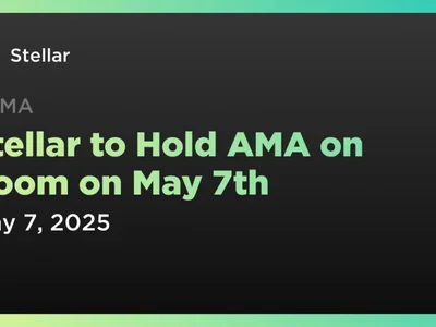 Stellar to Hold AMA on Zoom on May 7th - ama, scp, Coindar, xlm, stellar, growth, one, lumen, Crypto, zoom, pt